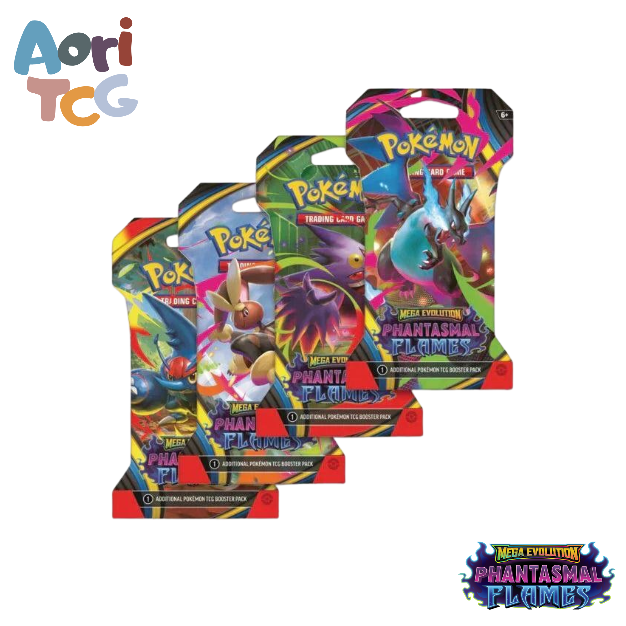 Pokémon TCG Phantasmal Flames Sleeved Booster Pack ME02 (English)