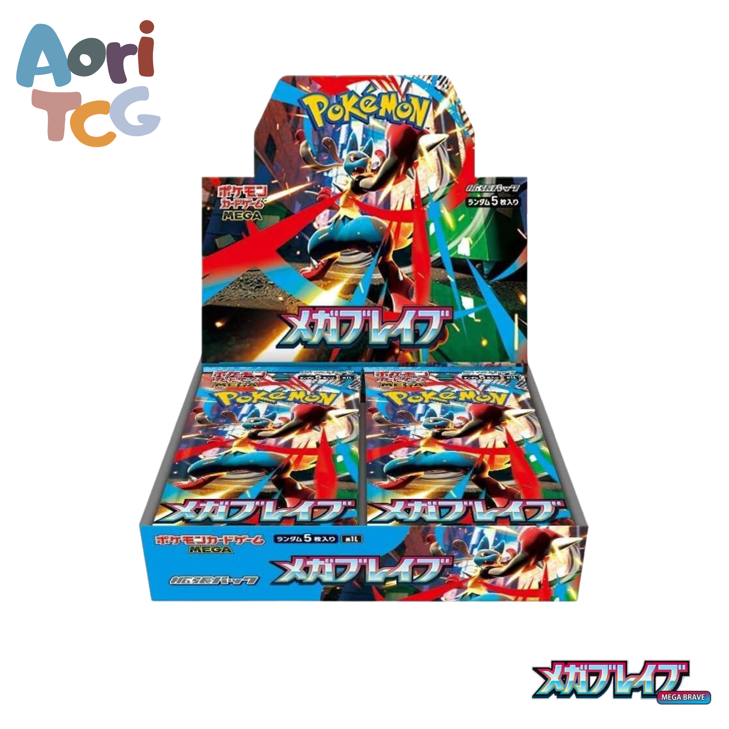 Pokémon TCG Mega Brave Booster Box M1L | Factory Sealed | Shrinked