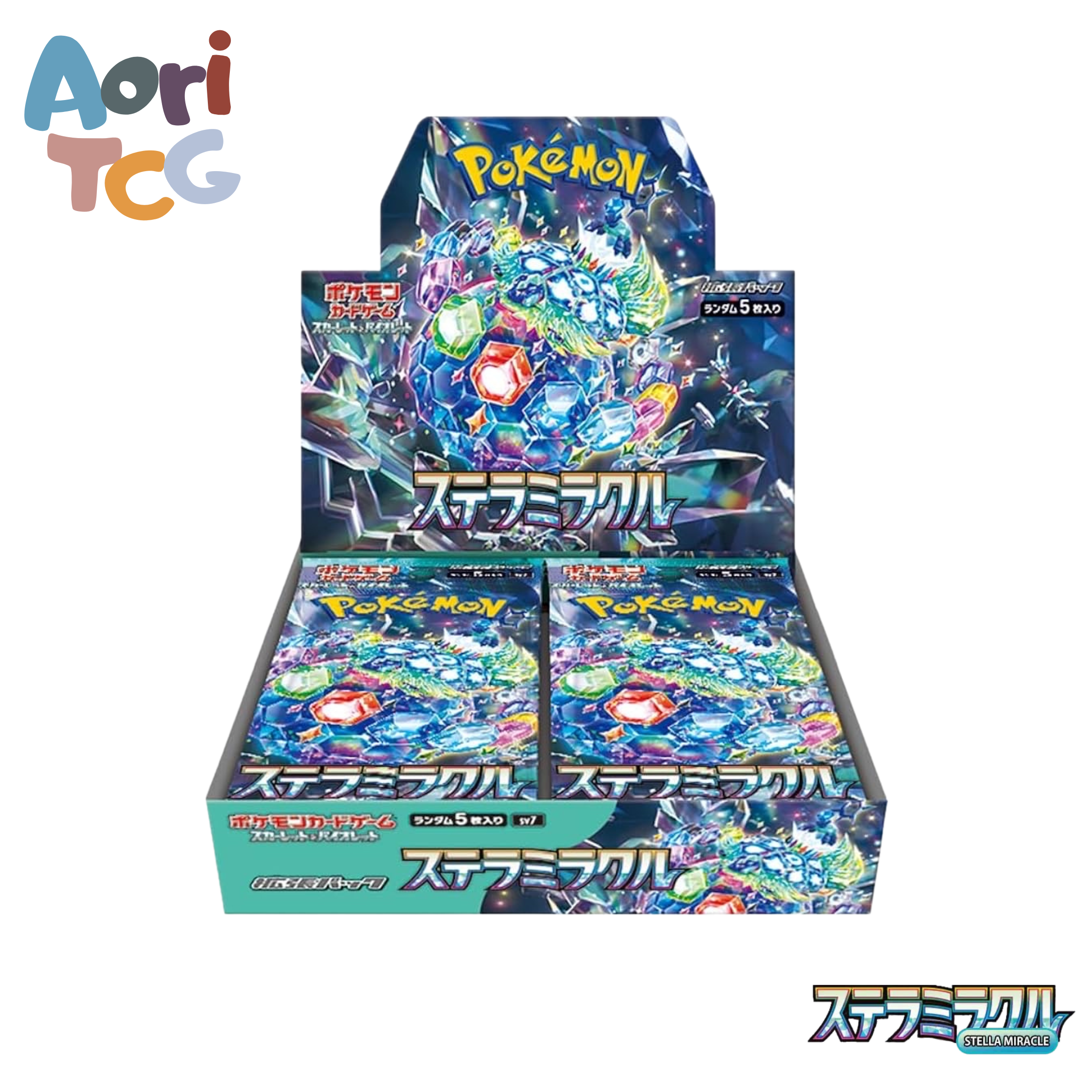 Pokémon TCG Stellar Miracle Booster Box SV7 | Factory Sealed | Shrinked